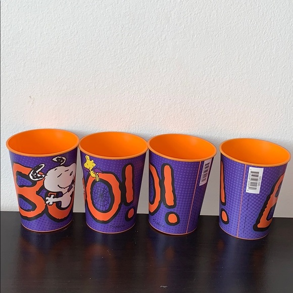 Peanuts Snoopy “BOO!” 4 cup 2013 Hallmark Bundle - Picture 1 of 6